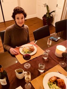Alive and Kicking Birthday meal and curls 226x300 - Alive and Kicking